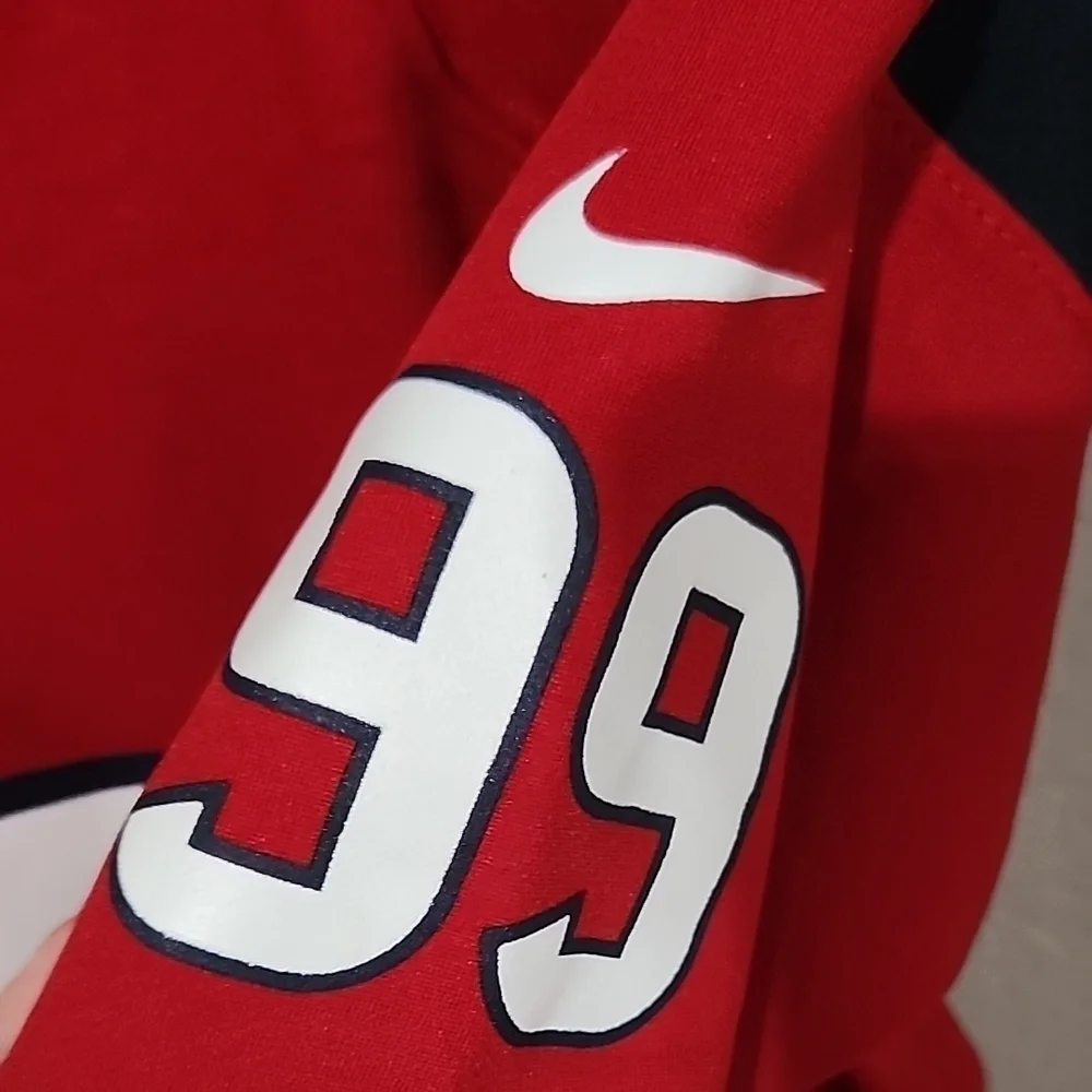 NFL Nike Houston Texans Watt jersey #99 youth Large red On field jersey
